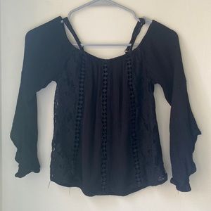 Black Long Sleeve Top